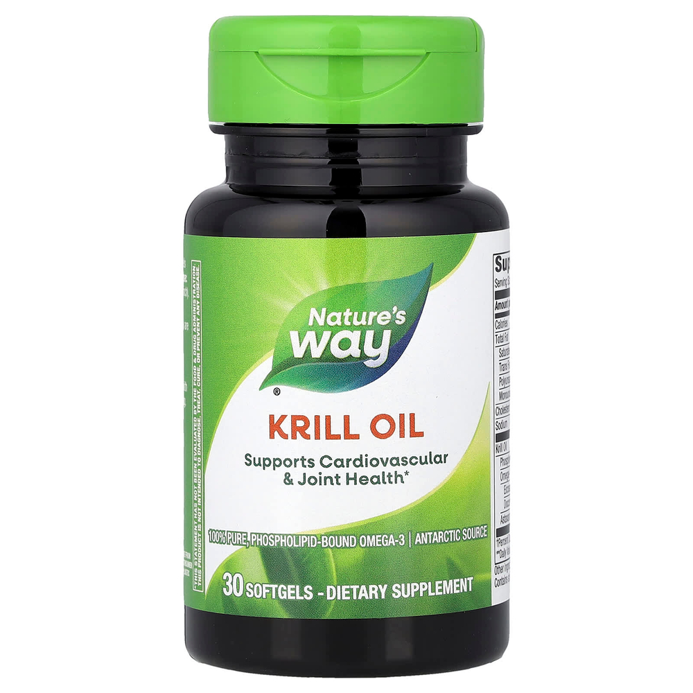 Nature's Way, масло криля, 30 капсул