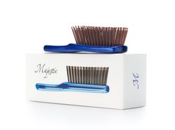 Расческа Majestic Scalp Brush синяя (дорожная версия)