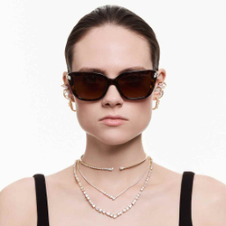 MESMERA:NECKLACE V-SHAPE WHI/GOS