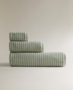 Полотенце для лица и рук из хлопка Zara Home, фото 4