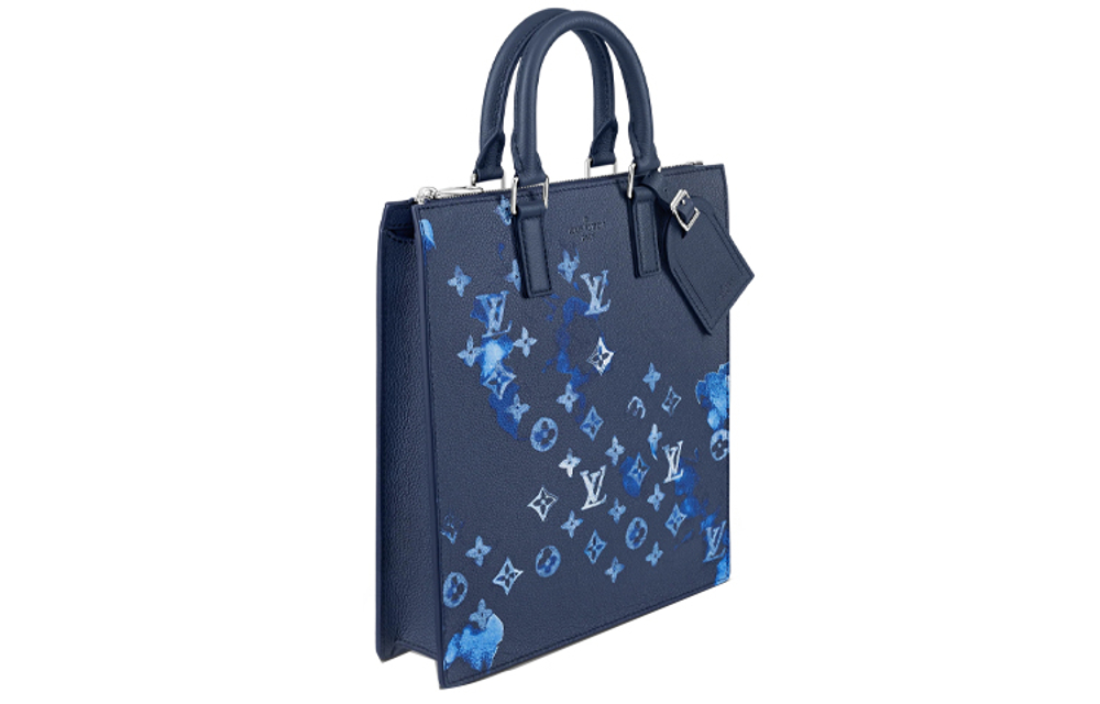 LOUIS VUITTON Sac Plat Zippe Ink Watercolor