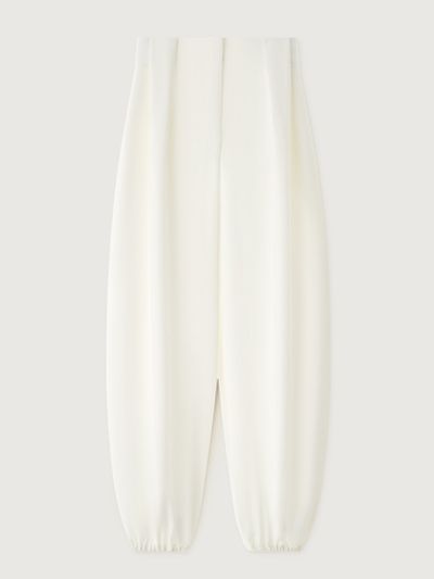 Выразительные брюки-аладдины Tailored White