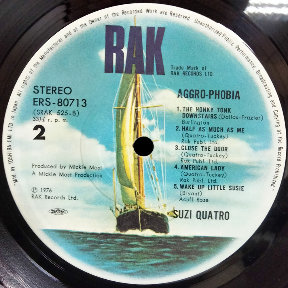 Suzi Quatro / Aggro-Phobia (LP)