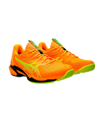 Asics Solution Speed FF 3 Padel Satadium оранжевые-безопасные желтые кроссовки