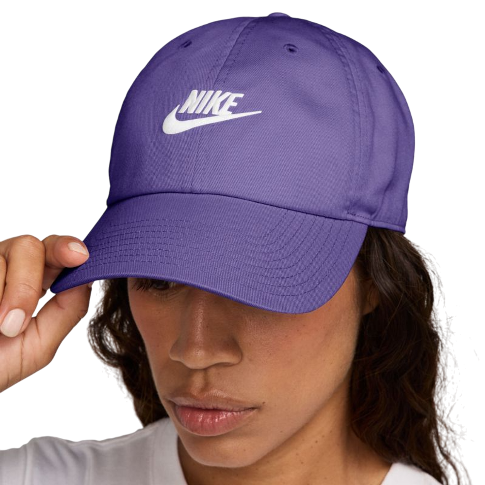 Теннисная кепка Nike Club Unstructured Futura Wash - wild grape/white