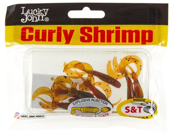Твистеры съедоб. искусст. LJ Pro Series Curly Shrimp 2,0in (05.00)/PA16 10шт.