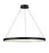 Люстра подвесная светодиодная NewRgy 2104-DW/1000 BLACK, 50 Вт, чёрная