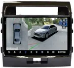 Магнитола для Toyota Land Cruiser 200 2007-2015 (экран климата внизу) - Teyes CC3-2K-360 на Android 10, Быстрая, 2K QLED, CarPlay, 4G SIM-слот, 4 камеры в комплекте