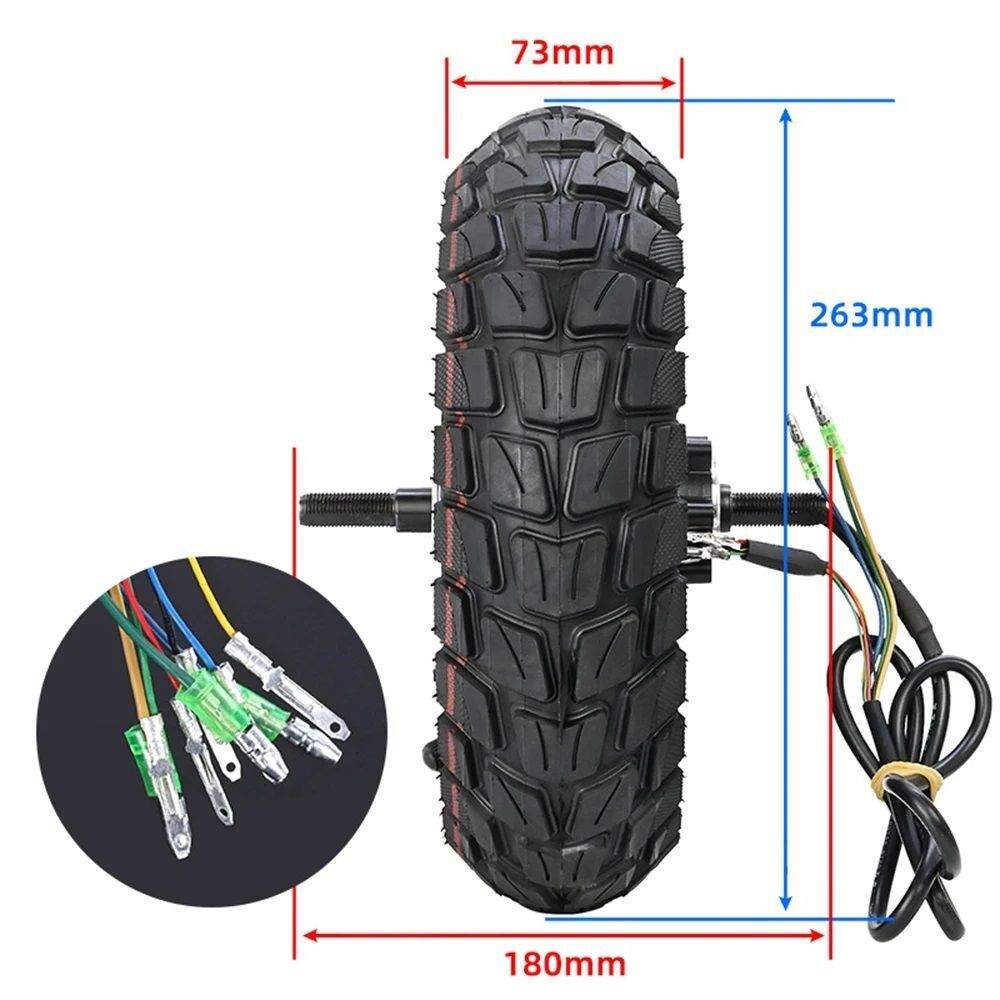 Мотор колесо для электросамоката Kugoo M4, M4 Pro 48v 500w