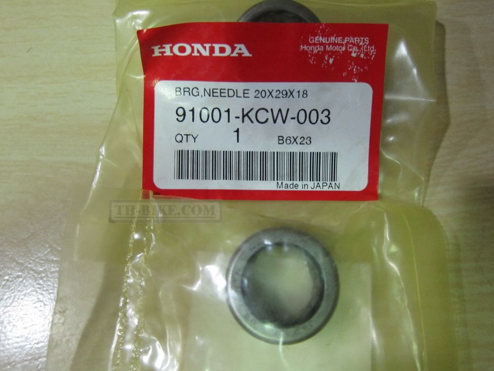 91001-KCW-003. BEARING, NEEDLE, 20X29X18 (NTN). HONDA