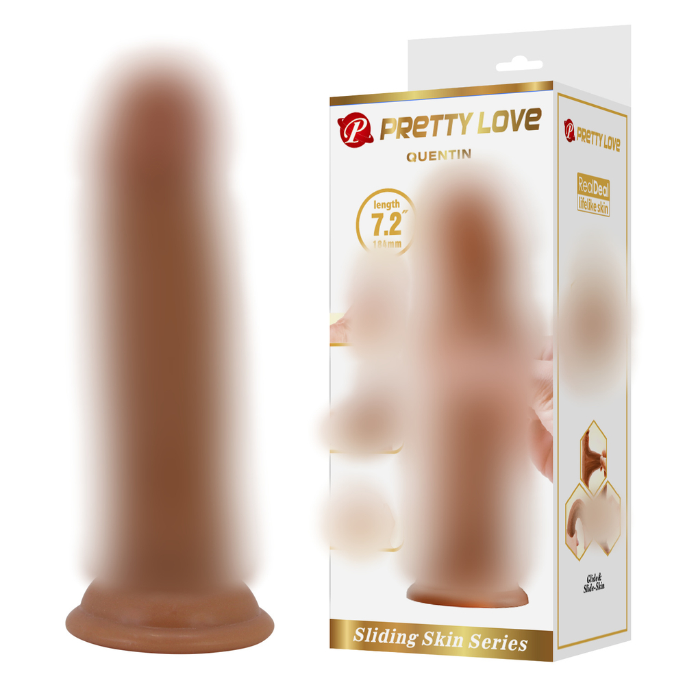 Фаллоимитатор с подвижной кожей Pretty Love BW-008126LP-1