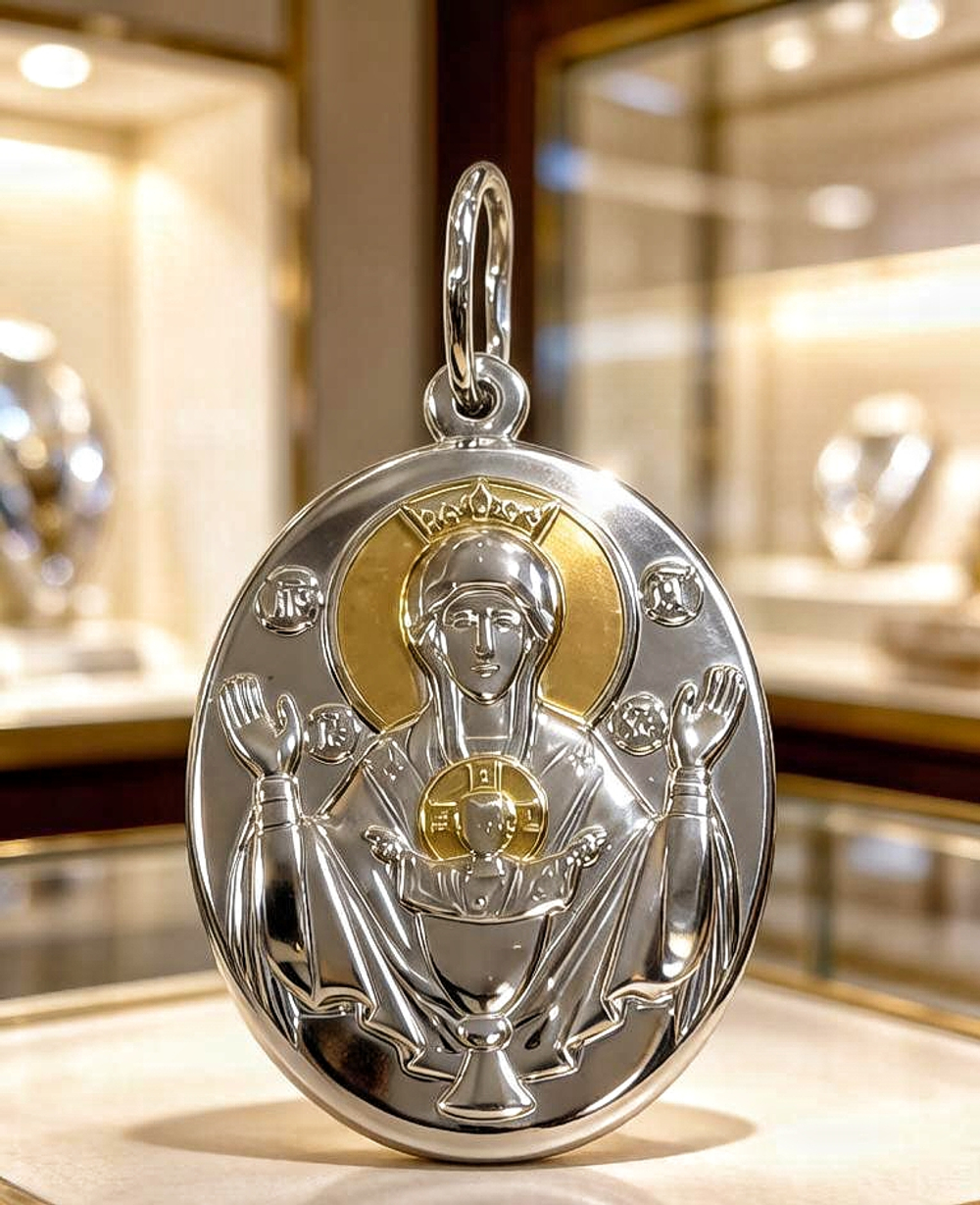 Ювелирная подвеска из серебра 925 пробы