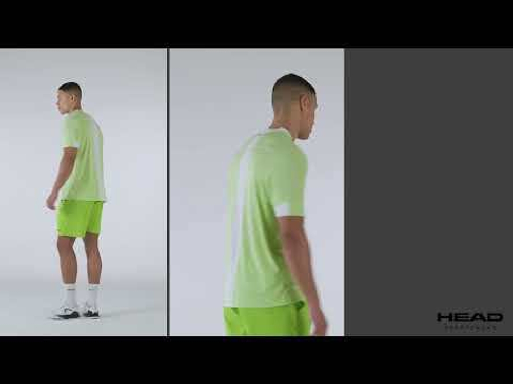 Мужская теннисная футболка Head Play Tech - зеленый