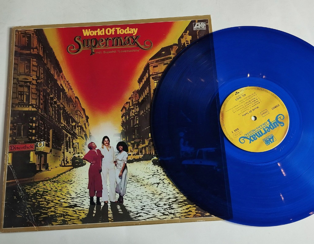 Винтажная виниловая пластинка LP Supermax World Of Today (Germany 1977)