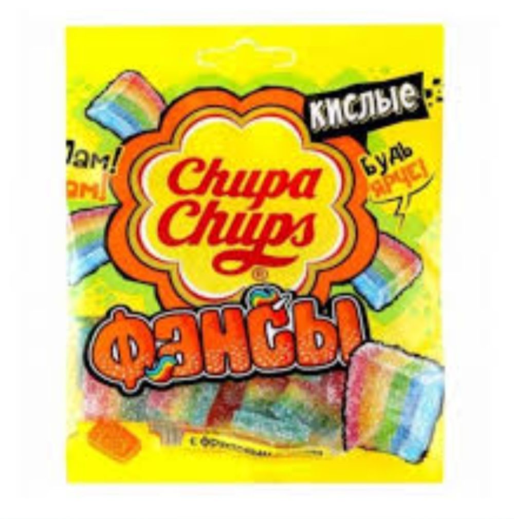 Мармелад фансы Чупа-Чупс с фрукт.вкусом 70гр