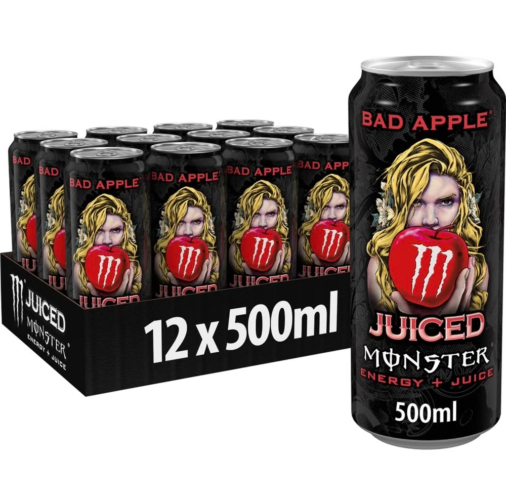 Энерг.напиток Монстер Bad Apple 500 мл.(12)  АТ