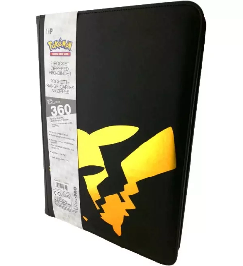 Альбом для хранения карт на молнии Elite Series: Pikachu 9-Pocket Zippered PRO-Binder