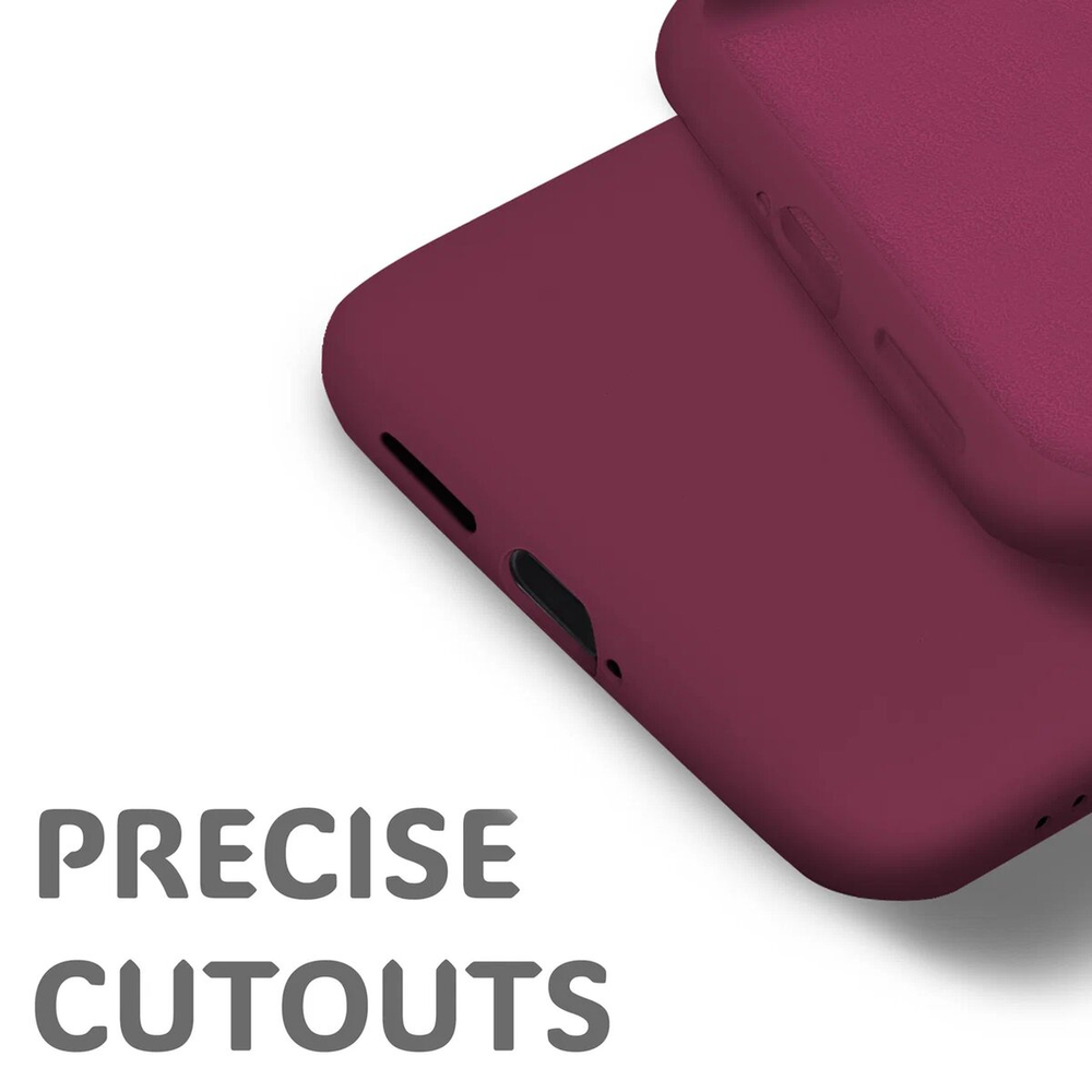 Мягкий Soft Touch чехол из силикона для SAMSUNG GALAXY S21 ULTRA с бархатной подкладкой