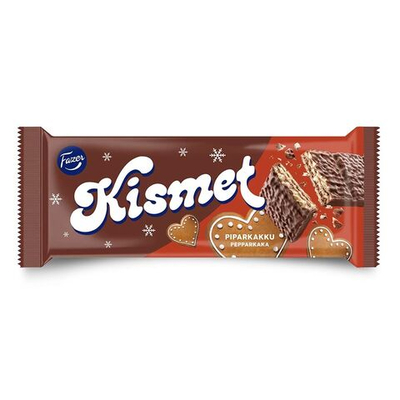 Шоколадные вафли Fazer Kismet Piparkakku со вкусом имбирных пряников 41 г (из Финляндии)