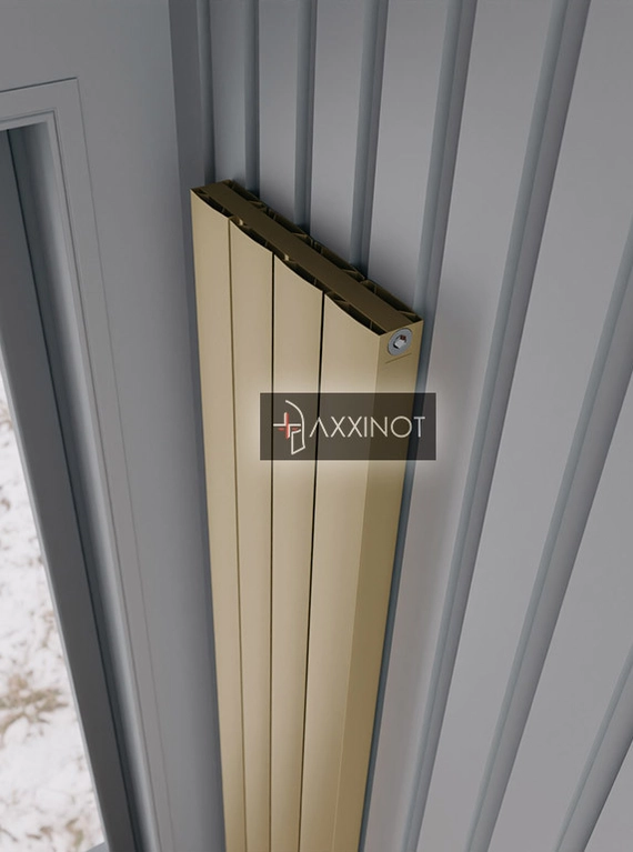 Axxinot Barkas V 1500 - вертикальный алюминиевый радиатор высотой 1530 мм