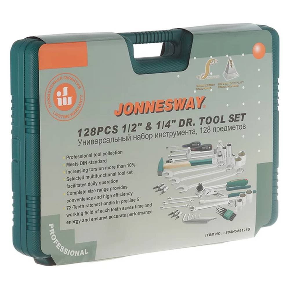 Набор инструментов Jonnesway S04H524128S, 128 предметов