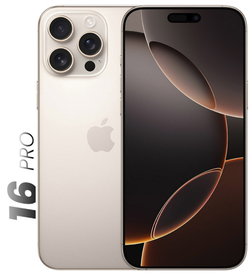 Смартфон Apple iPhone 16 Pro 128 ГБ («Пустынный титан» | Desert Titanium)