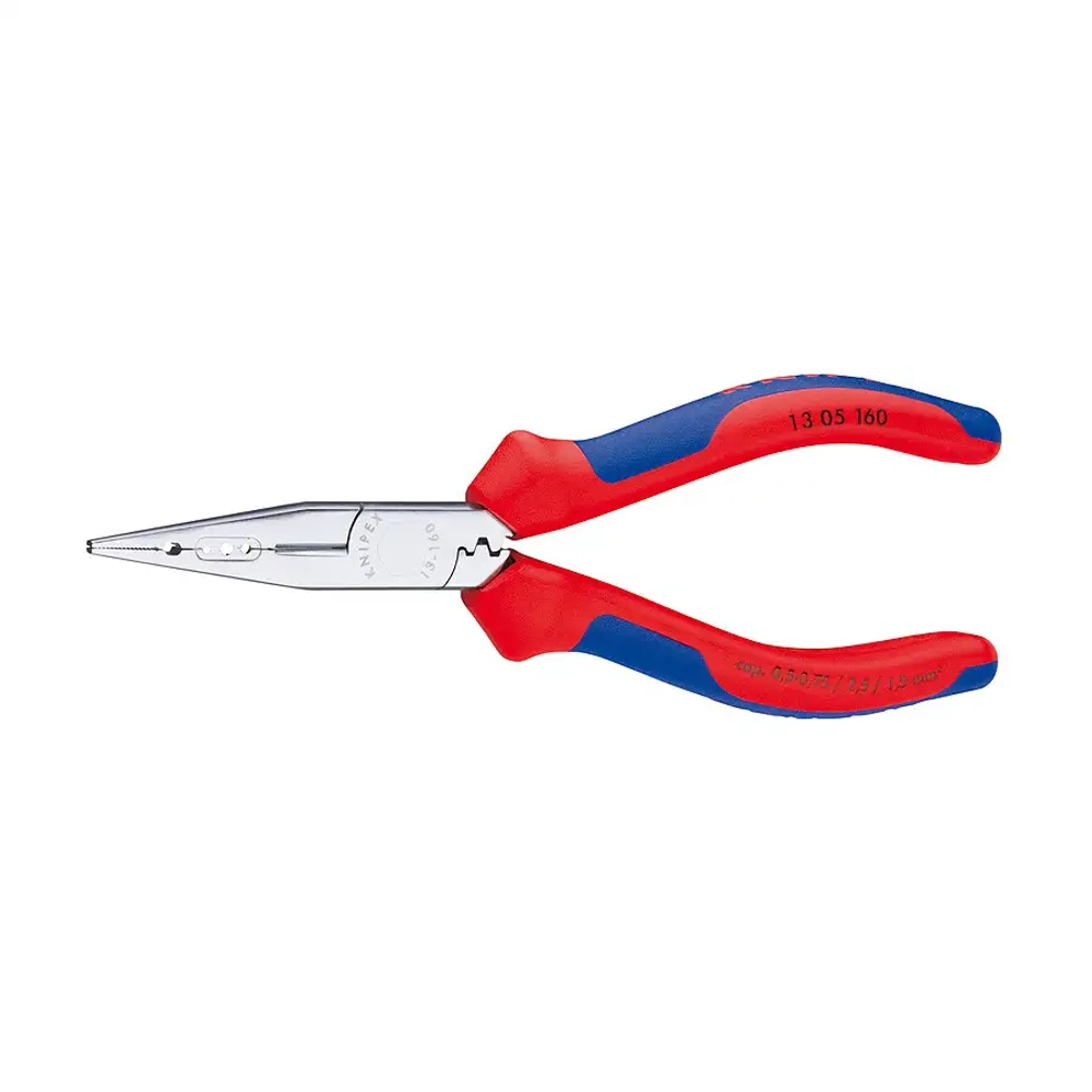Плоскогубцы для монтажа проводов хромированные 160 мм Knipex 13 05 160