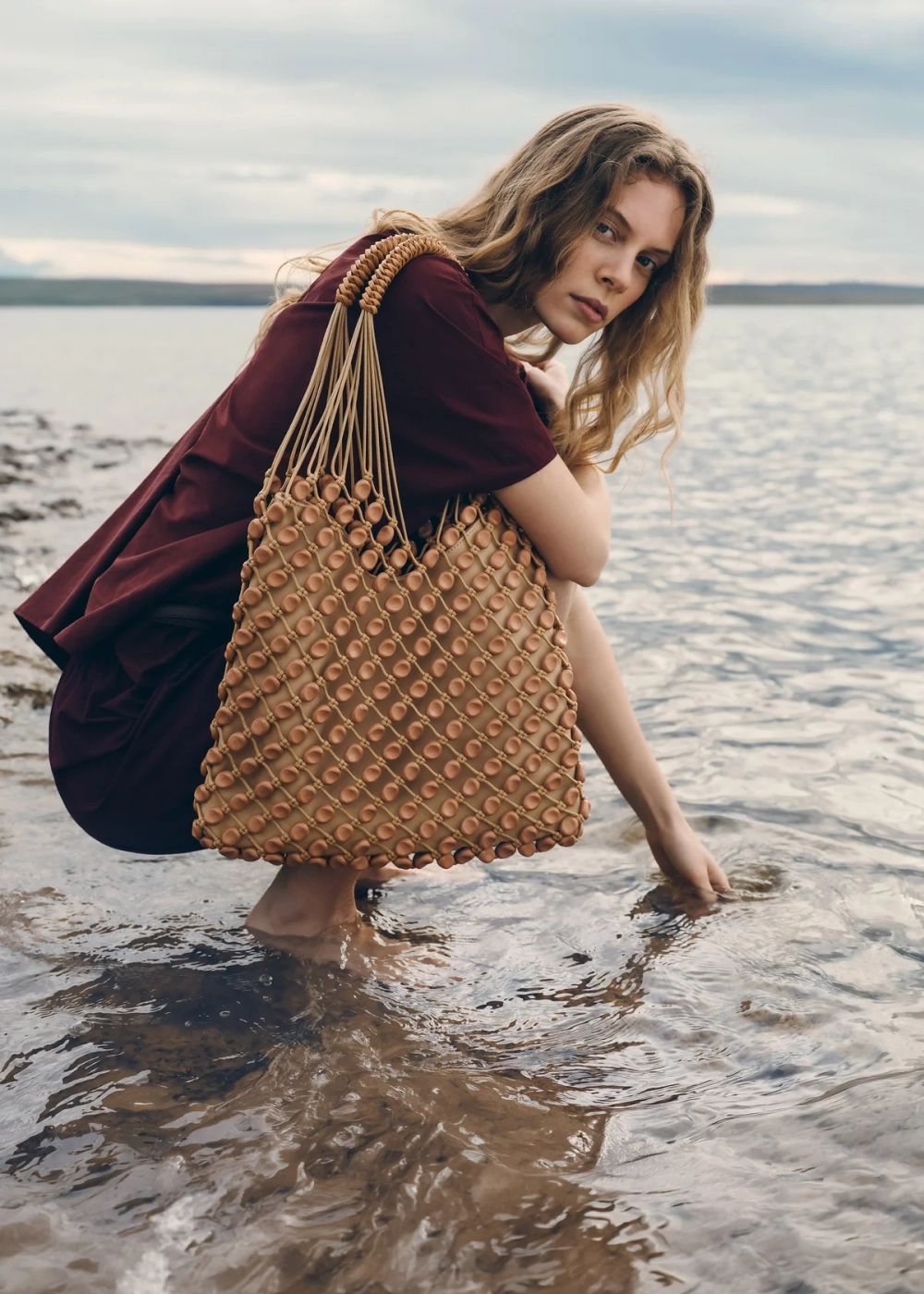 POLENE Сумка Nomad Solé, желтовато-коричневый