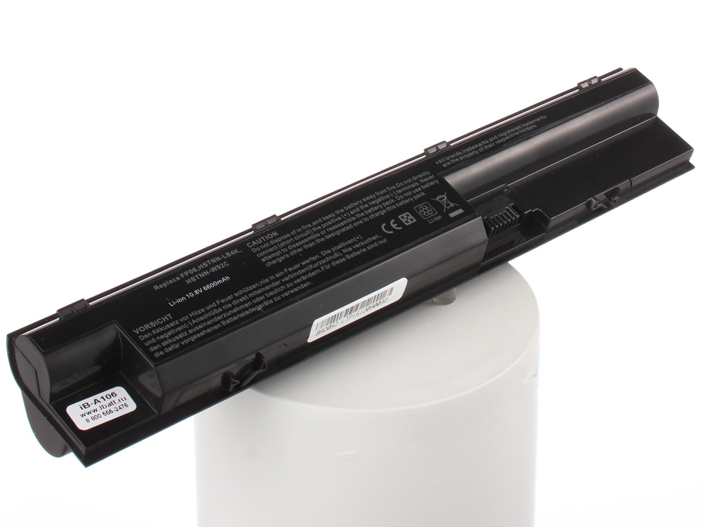 Аккумулятор iBatt 6600mAh, для HP- ProBook 450 440 470 455 250 G1 G2 G0 255