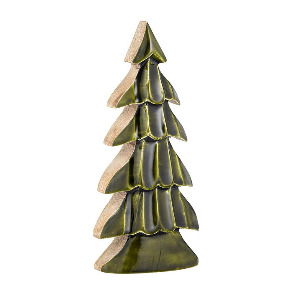 Декор новогодний 20см Tkano Scenic tree New Year Essential