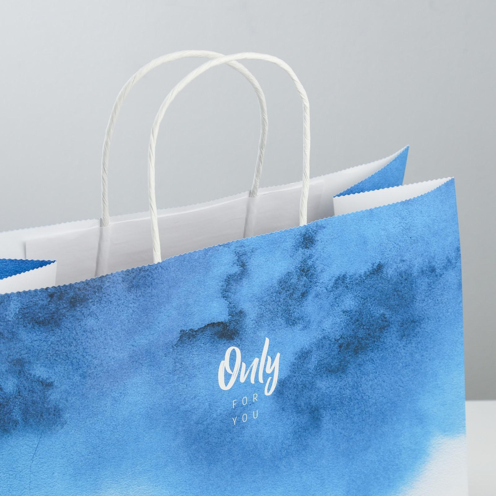 Пакет подарочный «Only for you», 32х28х15 см