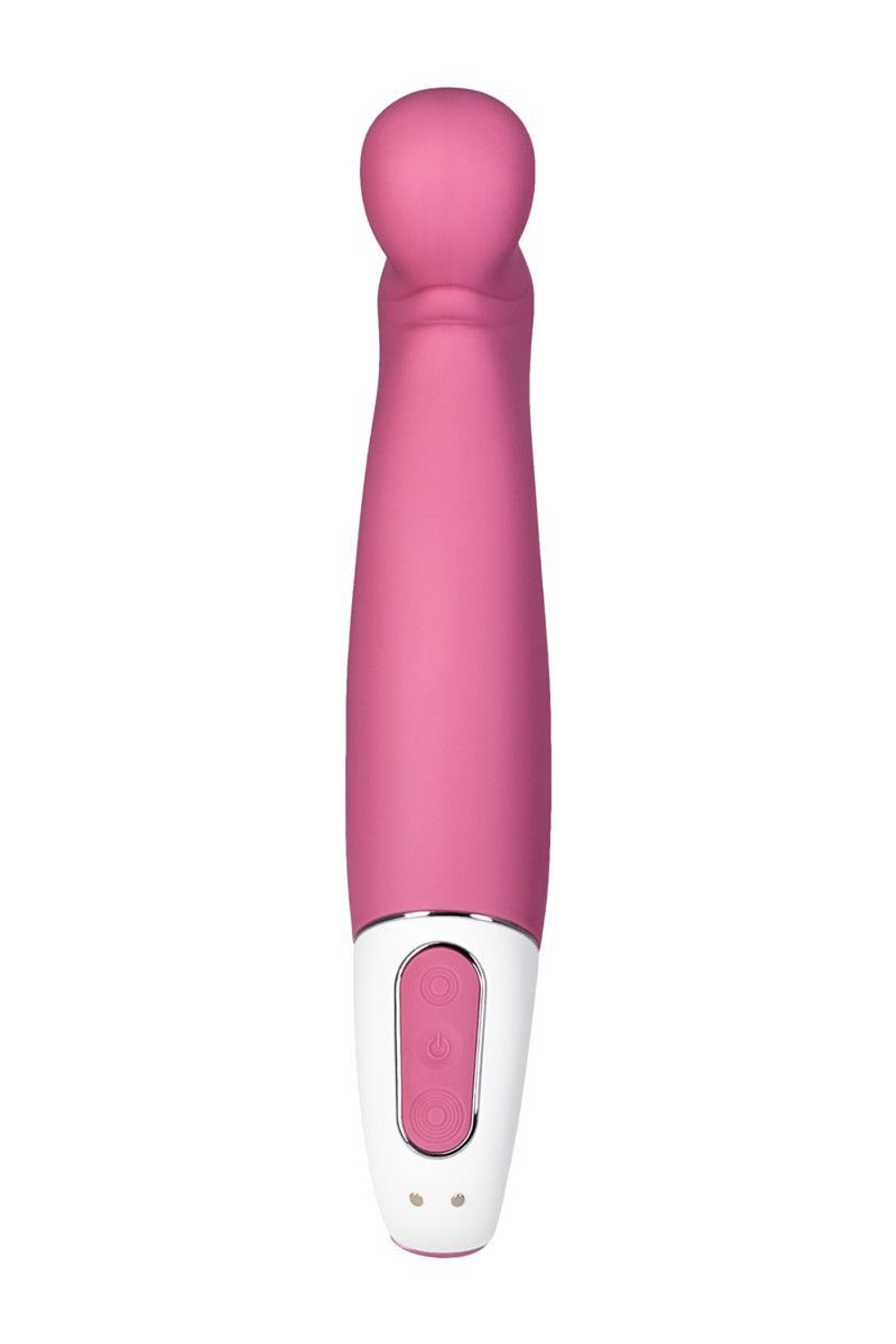 Вибратор Satisfyer Petting Hippo с загнутым кончиком - 22,9 см. (Цвет: светло-бордовый)