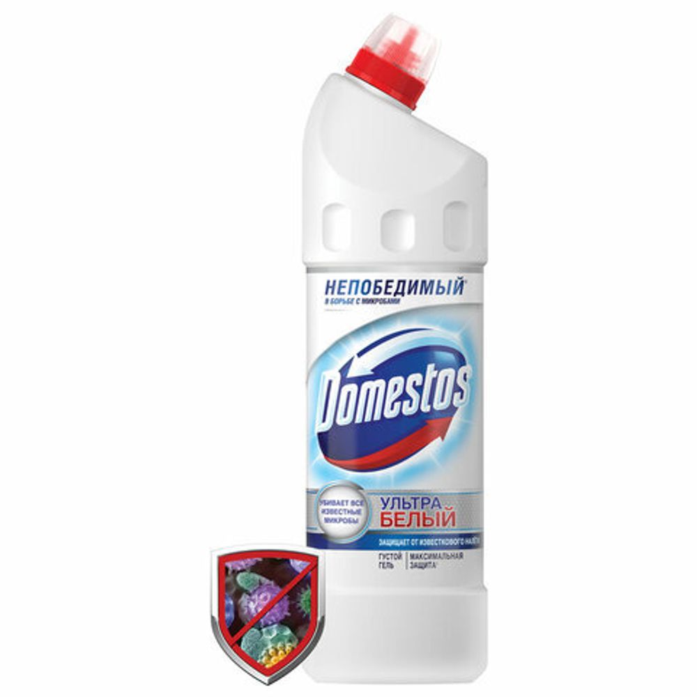 Чист.гель универсал. для сантехники DOMESTOS Ультра белый 1 л