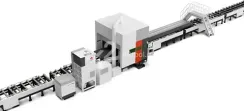 Лазерный труборез с роботом HGTECH для 3D-резки сверхтяжёлых балок