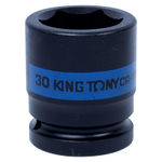 KING TONY (653530M) Головка торцевая ударная шестигранная 3/4", 30 мм