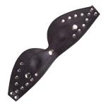 Черная кожаная маска со съёмными шорами Sitabella BDSM Accessories 3080-1