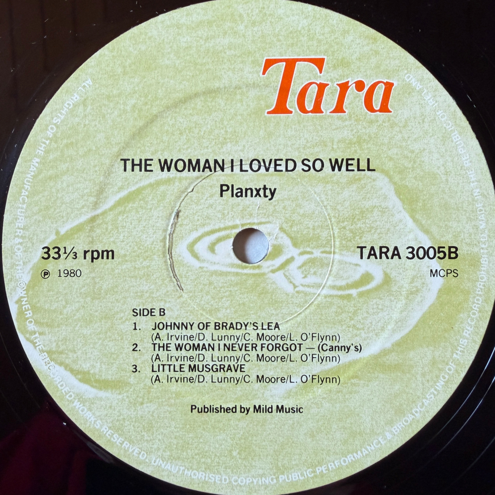Planxty ‎– The Woman I Loved So Well (Ирландия 1980г.)
