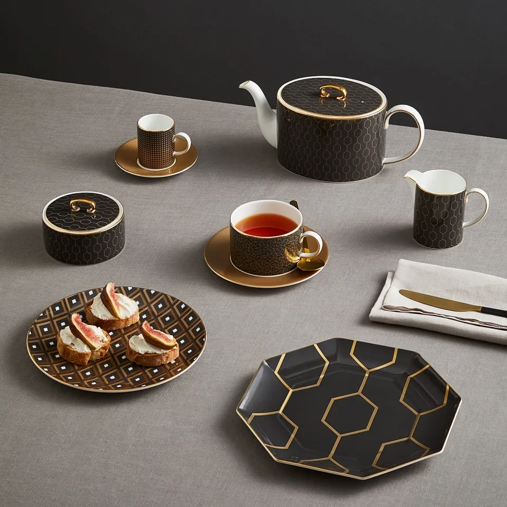 Wedgwood Чашка Gio Gold 250 мл с блюдцем EAN 701587252485