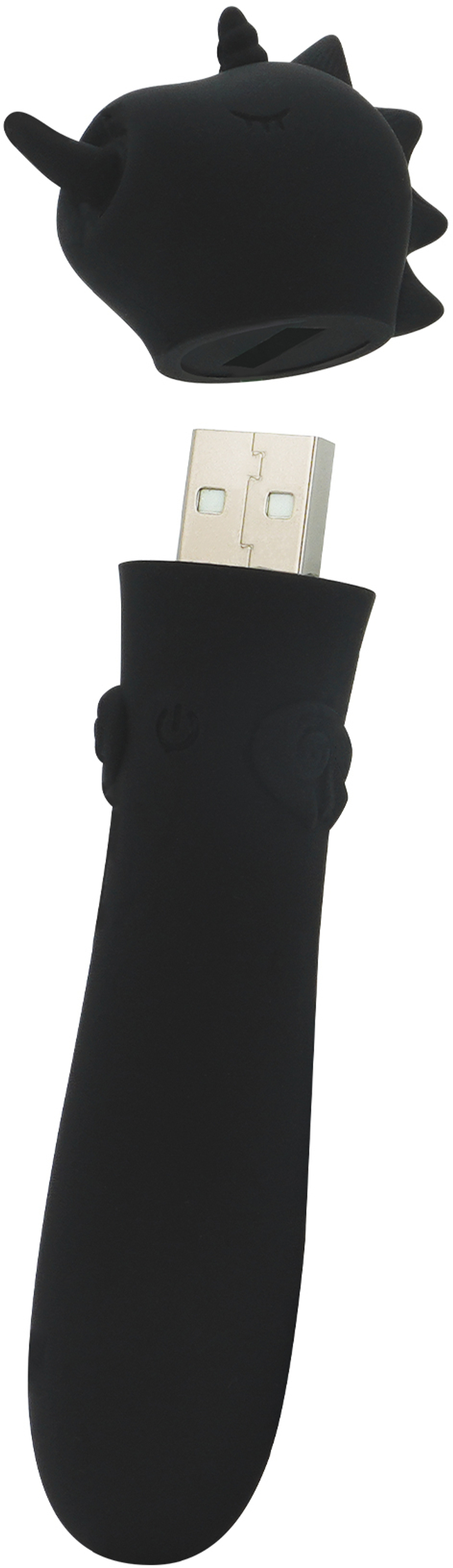 Вибропуля Unihorn USB Wild Spirit со стимуляцией язычком