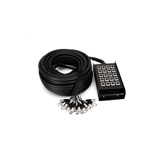 Adam Hall K 20 C 50 - мультикор со стейдж-боксом, 16 x XLR возврат, 4 x XLR посыл, 16 + 4 x 0.314 мм