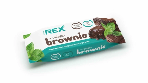 Пирожное протеиновое Брауни 50 гр (ProteinRex)