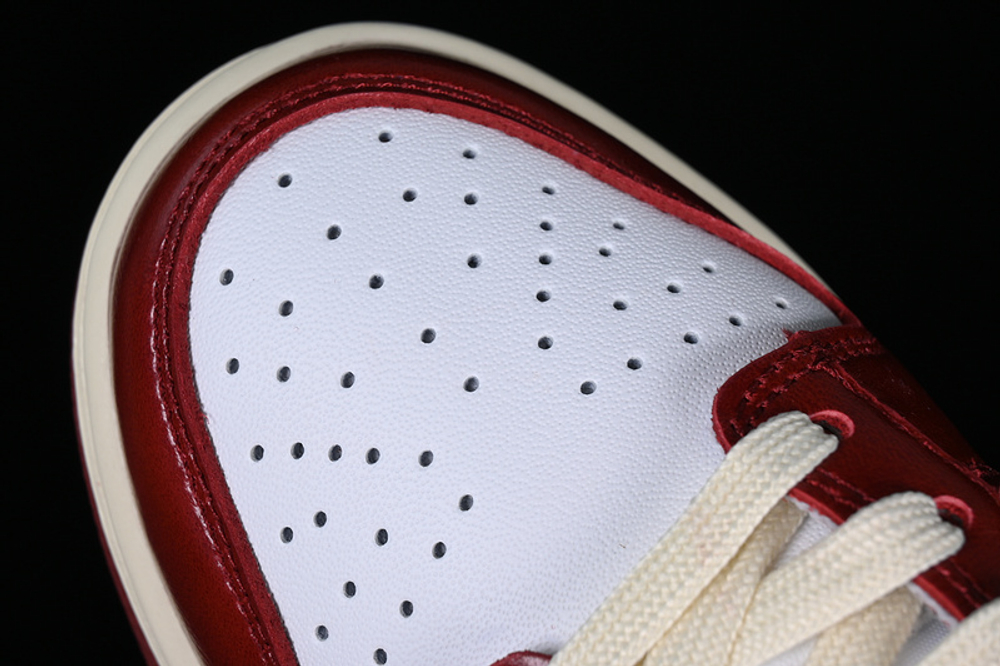 Nike Dunk Low PRM Vintage Team Red