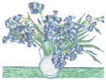 Алмазная (кристальная) мозаика Фрея, Ирисы, Винсент ван Гог, 40х30 см