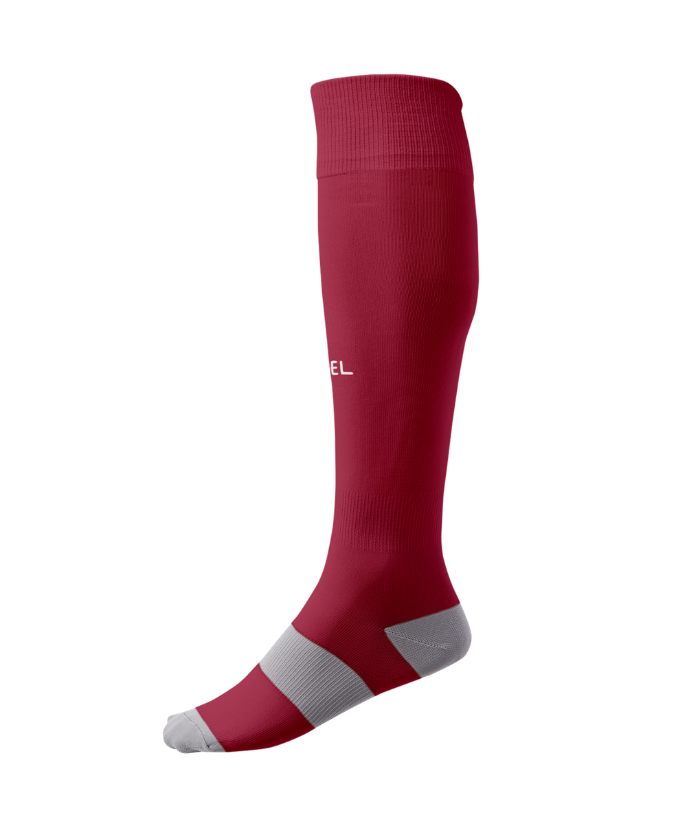 Гетры футбольные CAMP BASIC SOCKS, гранатовый/серый/белый