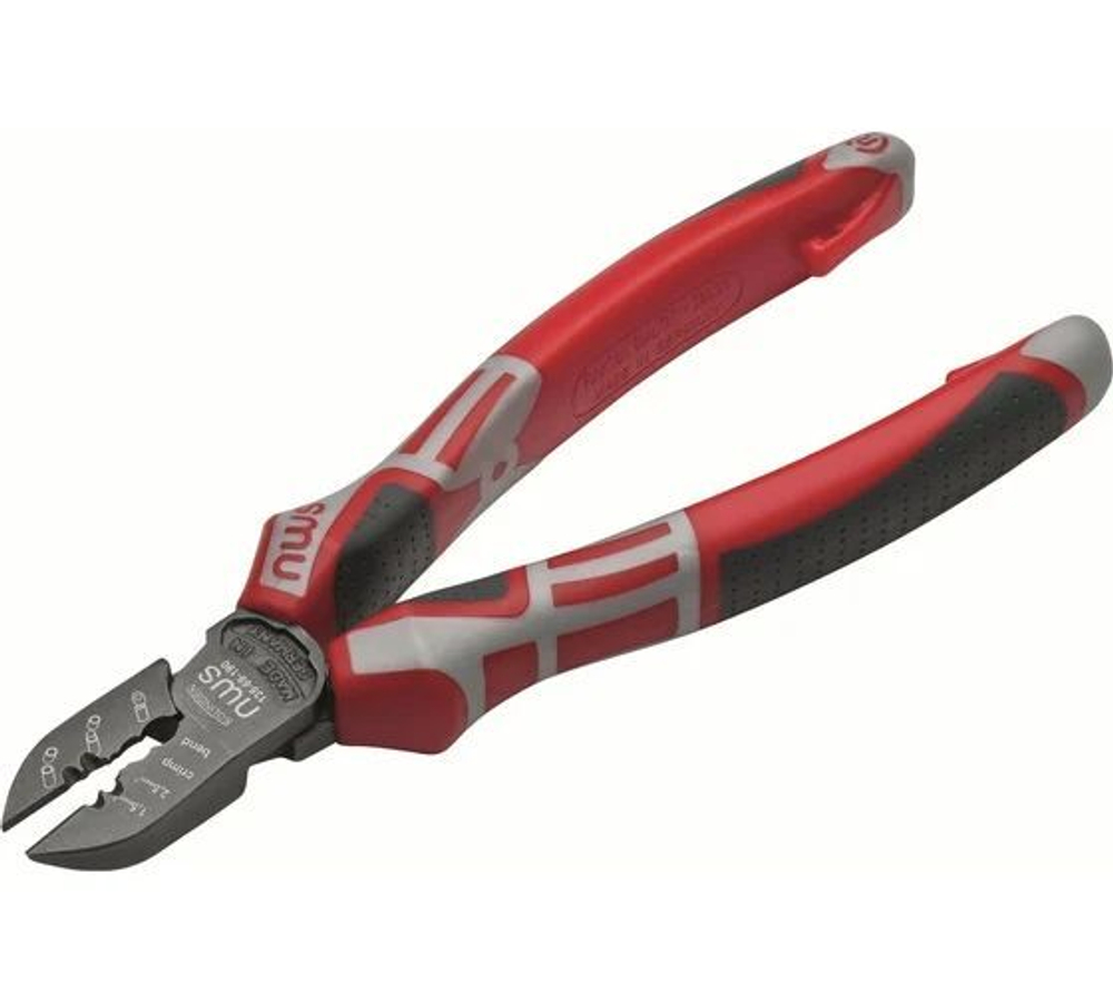 NWS Бокорезы электрика (3в1) 190 мм, покрытие TitanFinish, рукоятки SoftGripp 3K