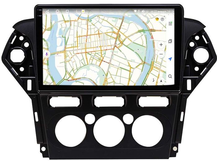 Магнитола для Ford Mondeo 4 2010-2014 - Vaycar VA17-1231-2K на Android 13, Быстрая, 2K QLED, CarPlay,4G SIM-слот