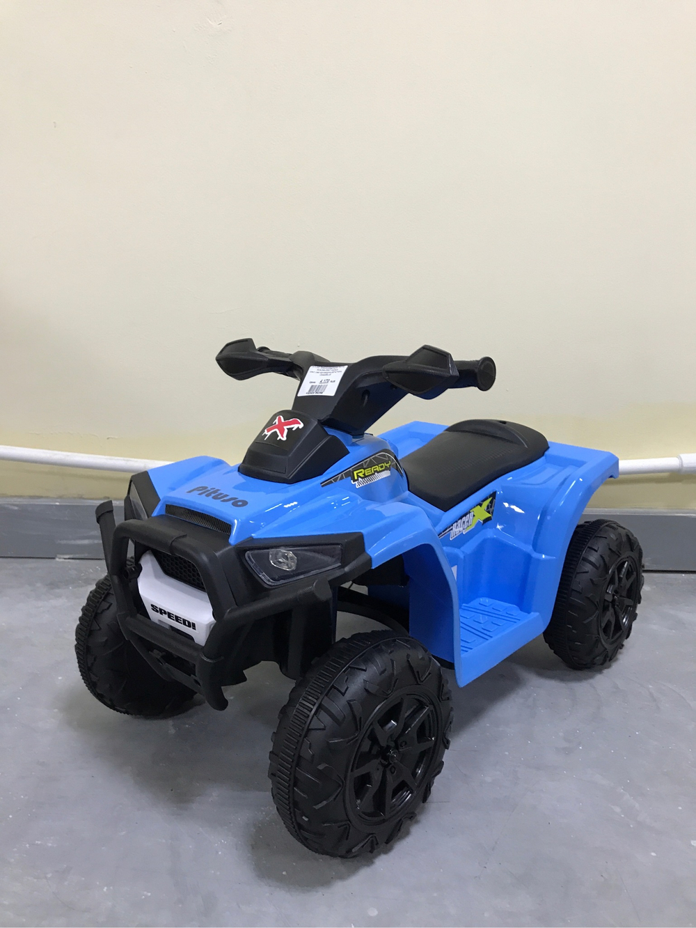 PITUSO Электроквадроцикл XH116, 6V/4.5Ah,20W*1,колеса пласт,свет,муз,амортиз,68*42*45см, Синий/BLUE
