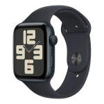 Apple Watch SE, 40мм, из алюминия цвета «тёмная ночь», спортивный ремешок (2023)