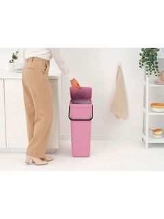 Встраиваемое мусорное ведро Sort&amp;Go (40 л), Лилово-розовый