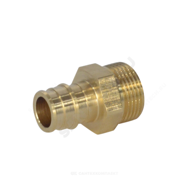 Муфта для PE-X труб радиальная латунь Дн 20х1/2" НР РОС